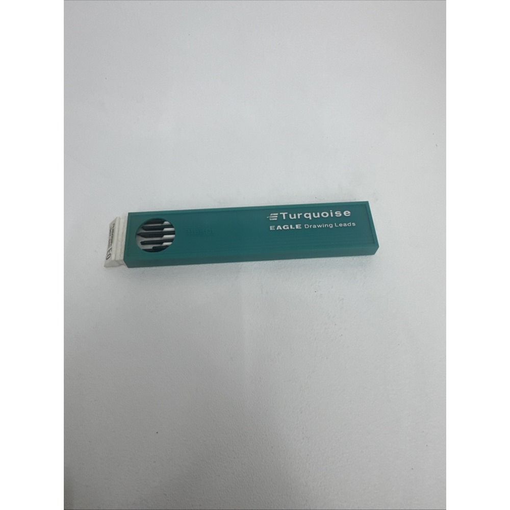 Vintage Berol Turquoise Eagle Drawing Leads #6375 E0
